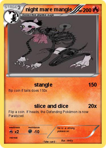 Pokemon night mare mangle