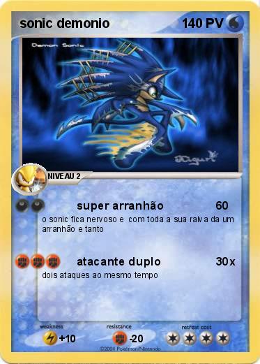 Pokemon sonic demonio