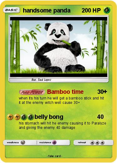 Pokemon handsome panda