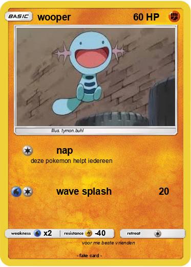 Pokemon wooper