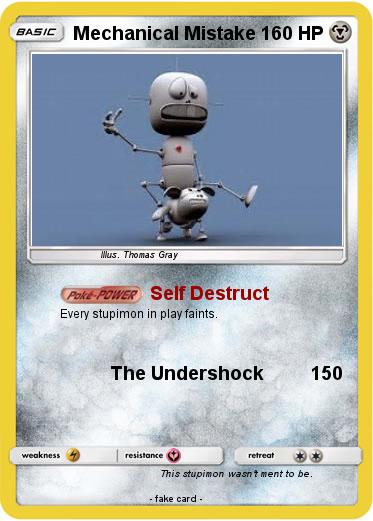 Pokemon Mechanical Mistake