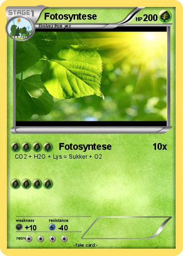 Pokemon Fotosyntese