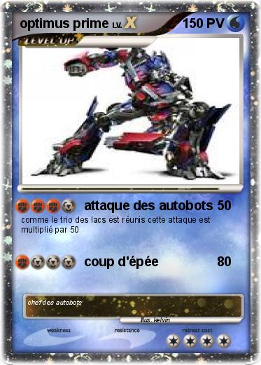 Pokemon optimus prime
