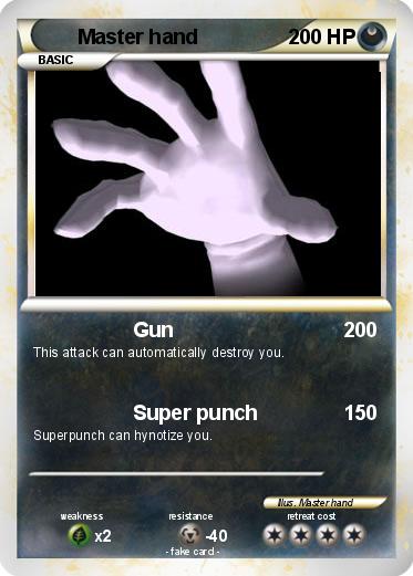 Pokemon Master hand