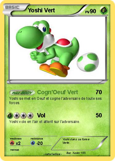 Pokemon Yoshi Vert