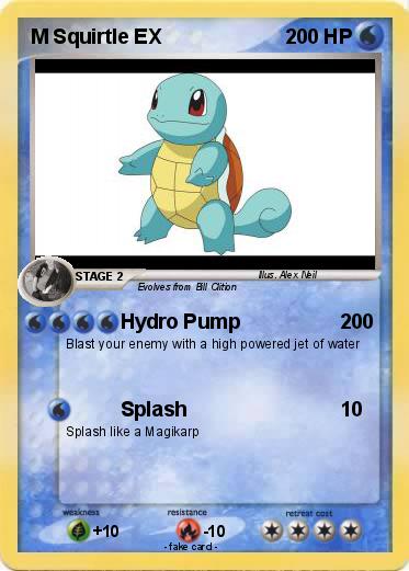 Pokemon M Squirtle EX