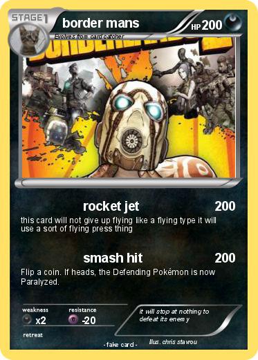 Pokemon border mans