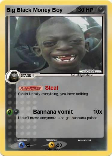 Pokemon Big Black Money Boy
