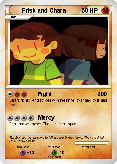 Pokemon Frisk and Chara