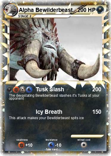 Pokemon Alpha Bewilderbeast