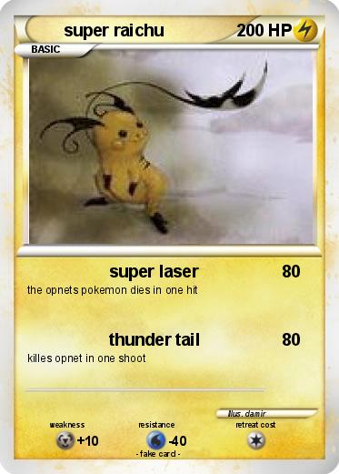 Pokemon super raichu