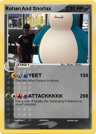 Pokemon Rohan And Snorlax