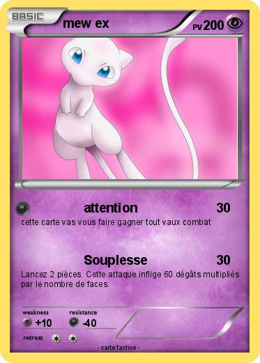 Pokemon mew ex