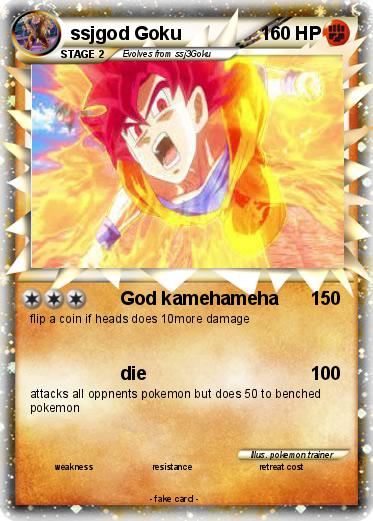 Pokemon ssjgod Goku
