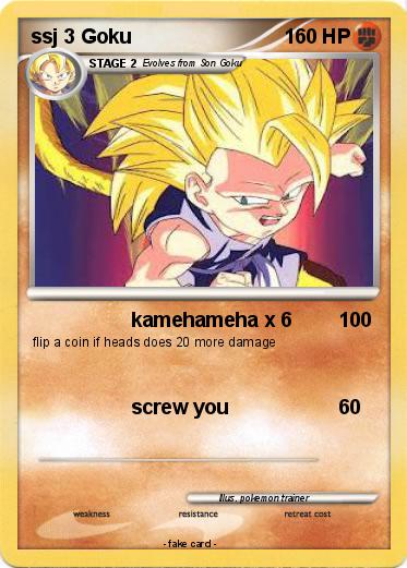 Pokemon ssj 3 Goku