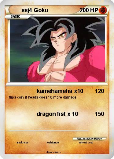 Pokemon ssj4 Goku