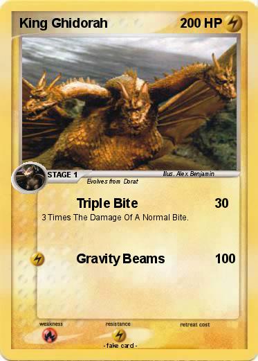 Pokemon King Ghidorah