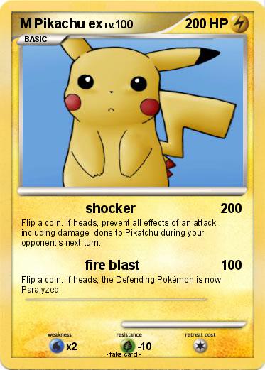 Pokemon M Pikachu ex