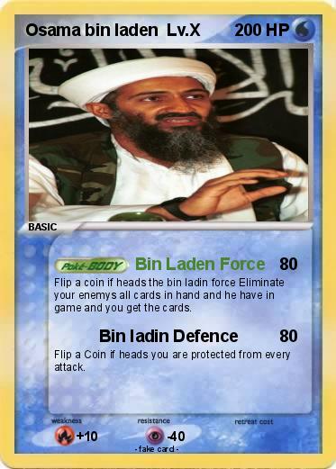 Pokemon Osama bin laden  Lv.X