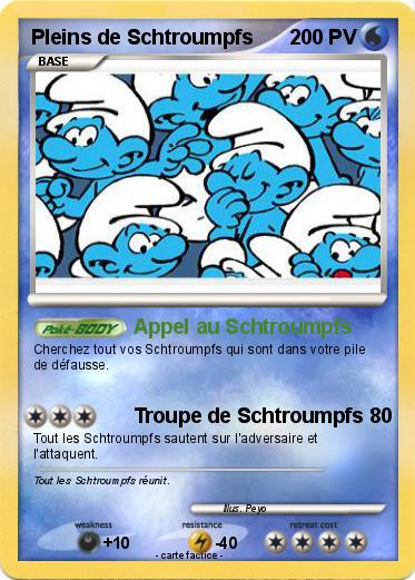 Pokemon Pleins de Schtroumpfs