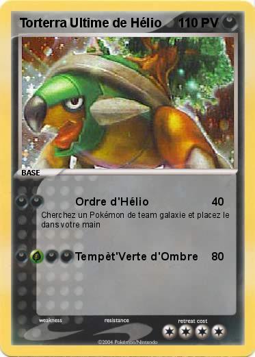 Pokemon Torterra Ultime de Hélio