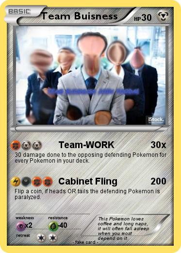 Pokemon Team Buisness