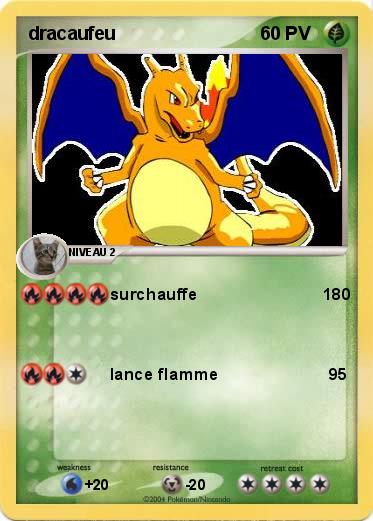 Pokemon dracaufeu                                                              200PV                  