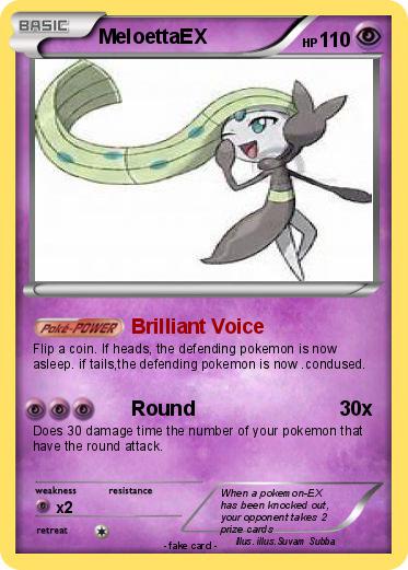 Pokemon MeloettaEX
