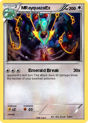 Pokemon MRayquazaEx