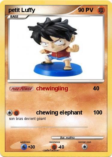 Pokemon petit Luffy