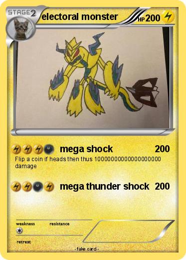 Pokemon electoral monster