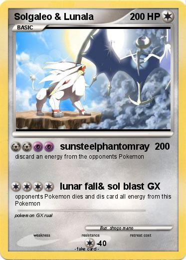 Pokemon Solgaleo & Lunala