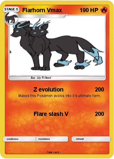 Pokemon Flarhorn Vmax