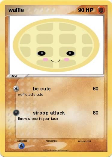 Pokemon waffle