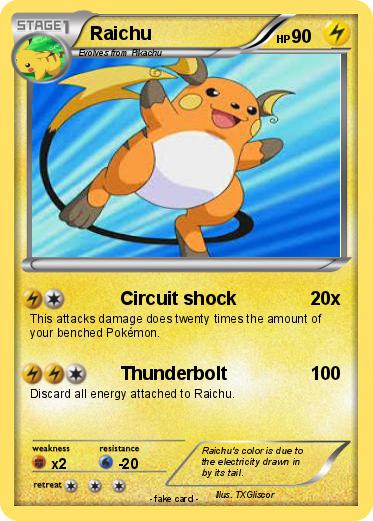 Pokemon Raichu