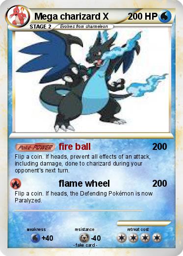 Pokemon Mega charizard X