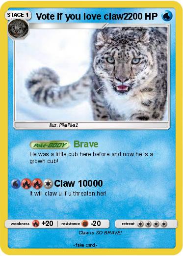 Pokemon Vote if you love claw2