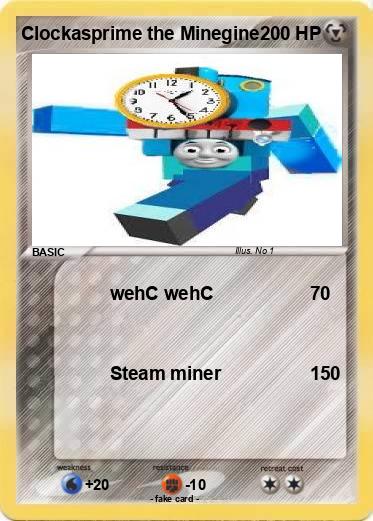 Pokemon Clockasprime the Minegine