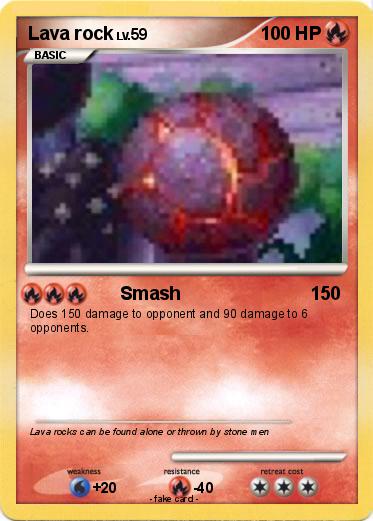 Pokemon Lava rock