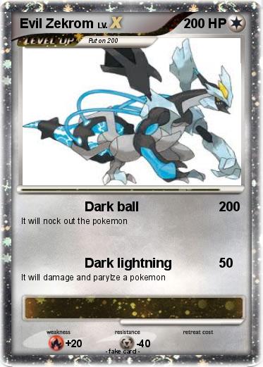 Pokemon Evil Zekrom