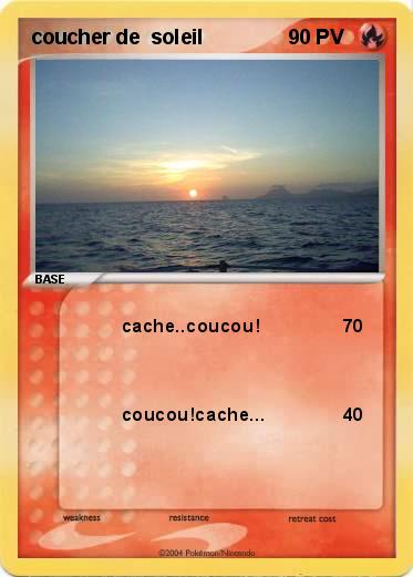 Pokemon coucher de  soleil