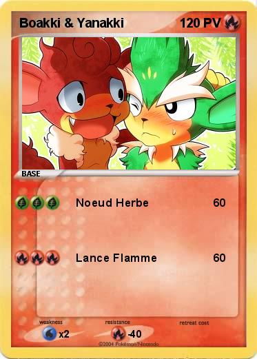 Pokemon Boakki & Yanakki