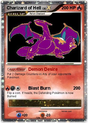Pokemon Charizard of Hell