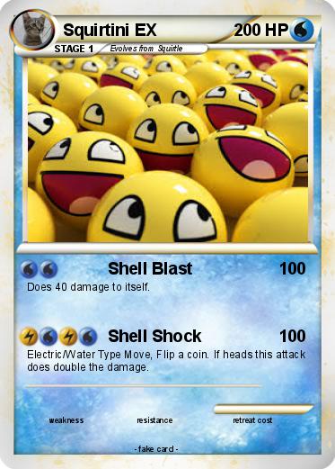 Pokemon Squirtini EX
