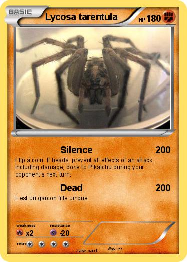 Pokemon Lycosa tarentula