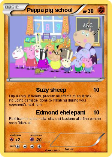 Pokemon Peppa pig school