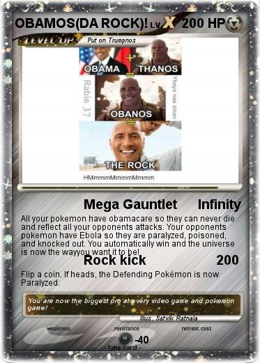 Pokemon OBAMOS(DA ROCK)!