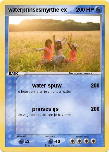 Pokemon waterprinsesmyrthe ex