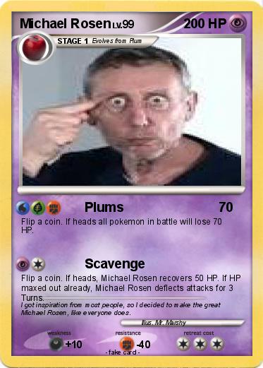 Pokemon Michael Rosen
