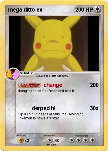 Pokemon mega ditto ex